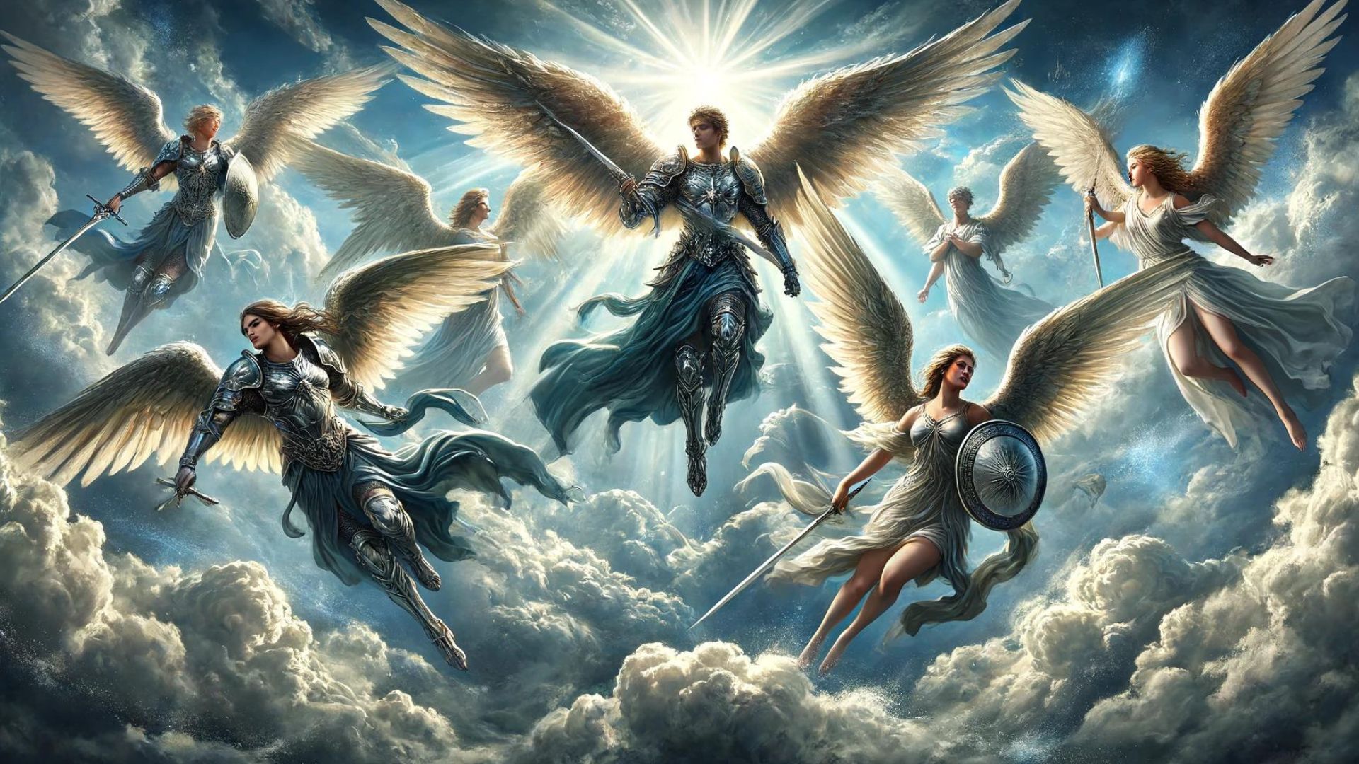 Anjos Guerreiros: Protetores Celestiais e sua Influência na História